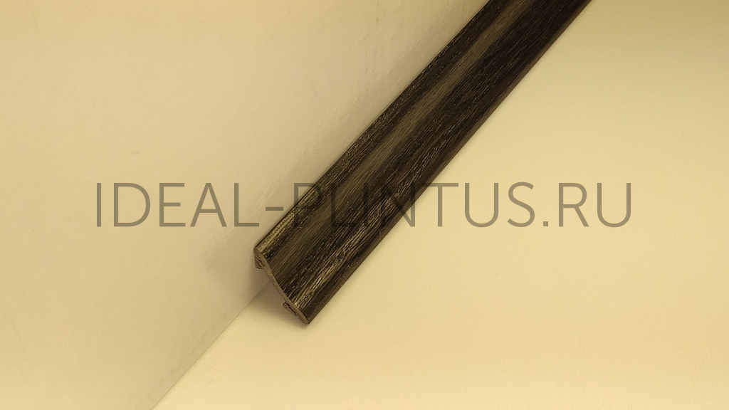 Ideal — Галтель вспененная ПВХ Идеал 22х22х2700 мм. 302 венге черный