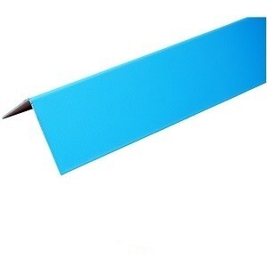 Ideal — Угол пластиковый белый 80x80x3000 мм. в синей пленке