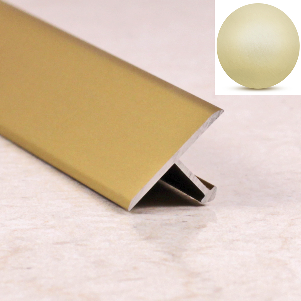 Ideal — Порог т-образный алюминиевый для пола Бронза 30х8х2700 мм. Т30 универсальный