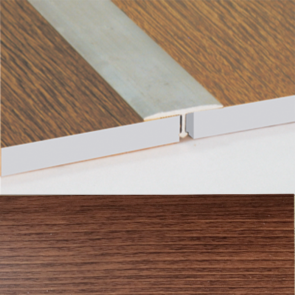 Ideal — Порог т-образный алюминиевый для пола Дуб рустик 18х8х2700 мм. Т18 универсальный