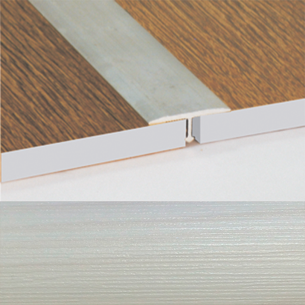 Ideal — Порог т-образный алюминиевый для пола Сосна белая 18х8х2700 мм. Т18 универсальный