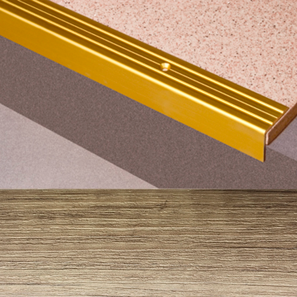 Ideal — Г-образный алюминиевый порог Дуб натуральный 24х20х2700 мм. Пластал Д3 Л