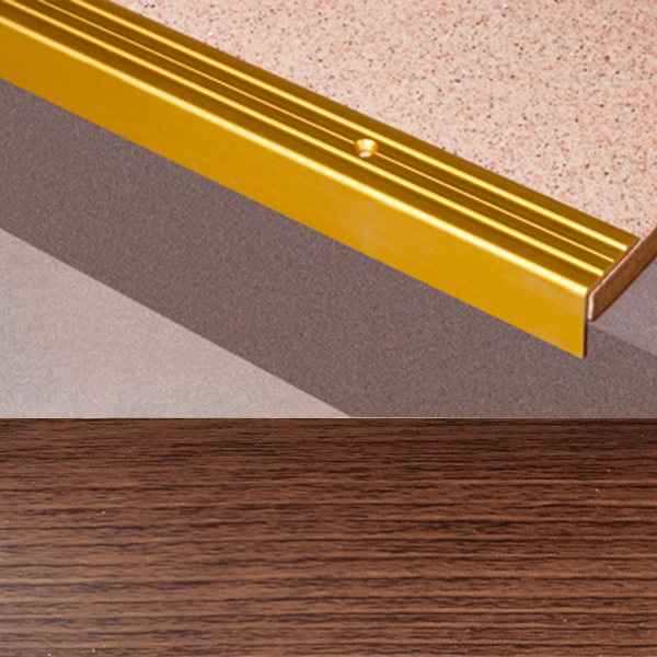 Ideal — Г-образный алюминиевый порог Дуб рустик 24х20х2700 мм. Пластал Д3 Л