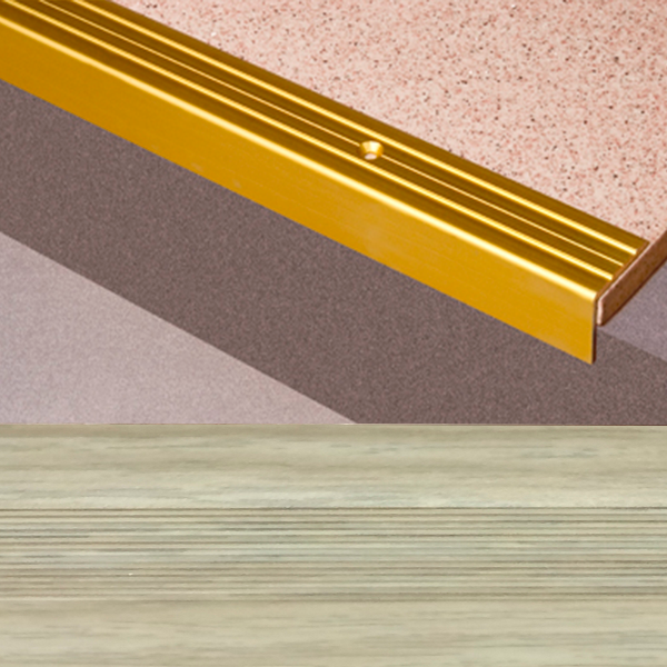 Ideal — Г-образный алюминиевый порог Дуб северный 24х20х1800 мм. Пластал Д3 Л