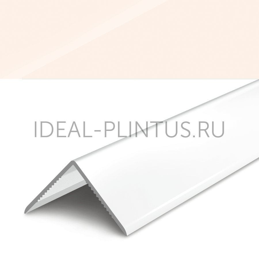 Ideal — Угол пластиковый 22х22х2700 мм. светлая слоновая кость глянцевая 034-g Деконика