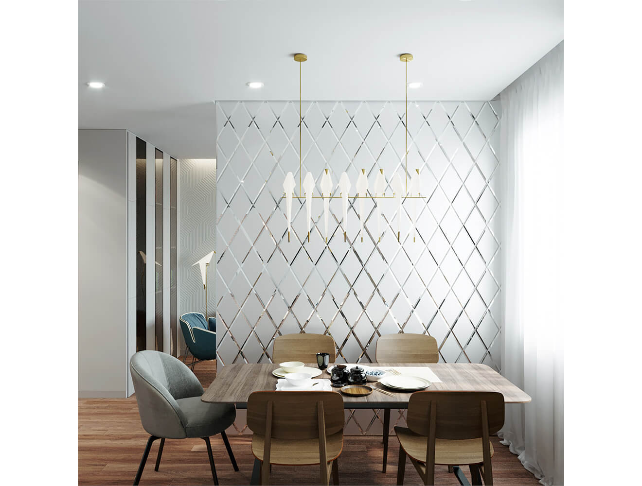 zerkalnaya plitka romby