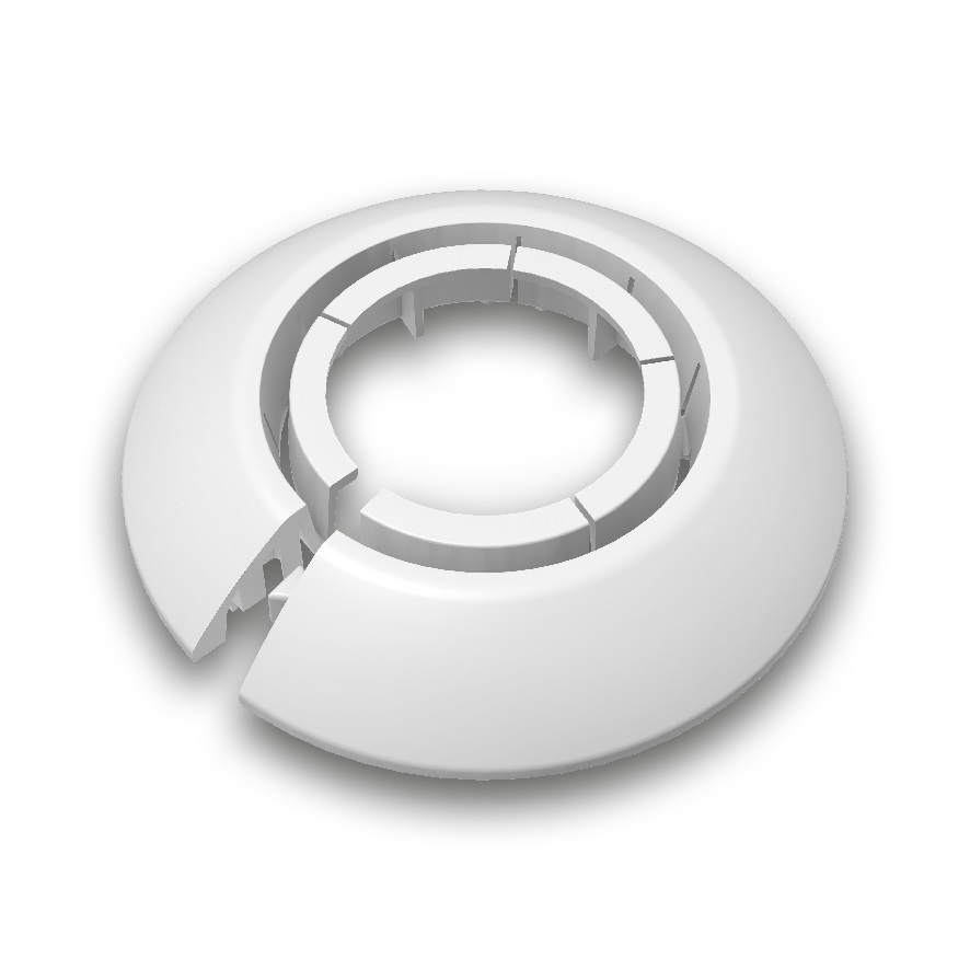 Ideal — Обвод для Труб IDEAL Универсальный 25-34 мм, Белый 001 (Идеал)