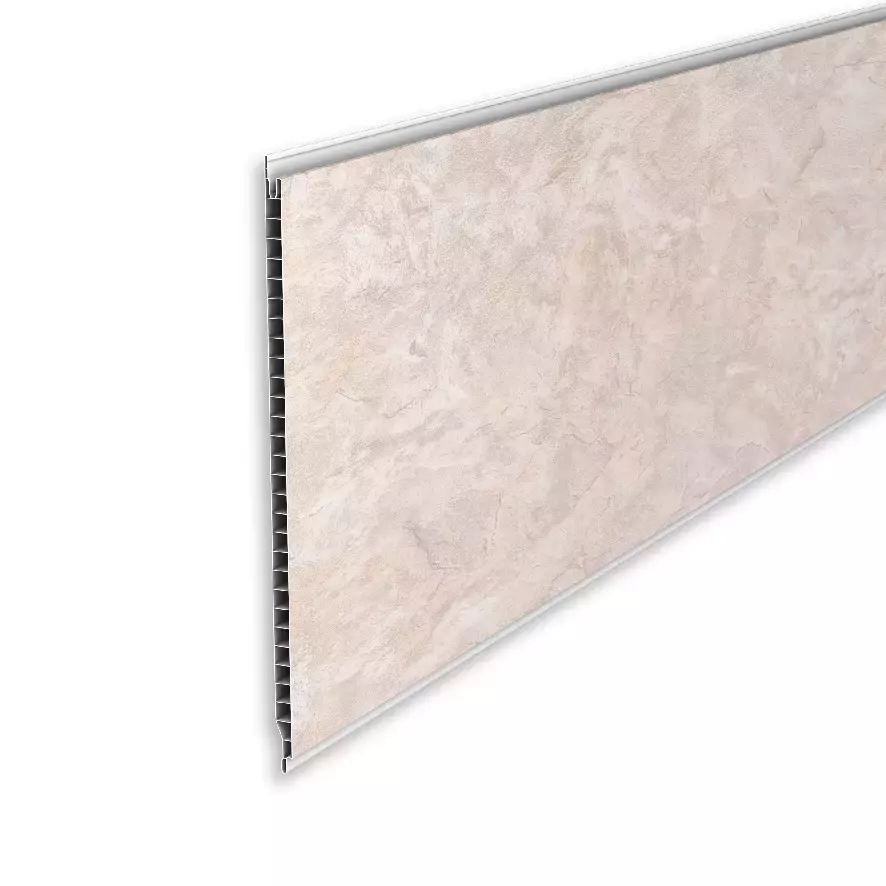 Ideal — Пластиковая панель Идеал Ламини 517 Венеция светло-бежевая 250х8х2700 мм