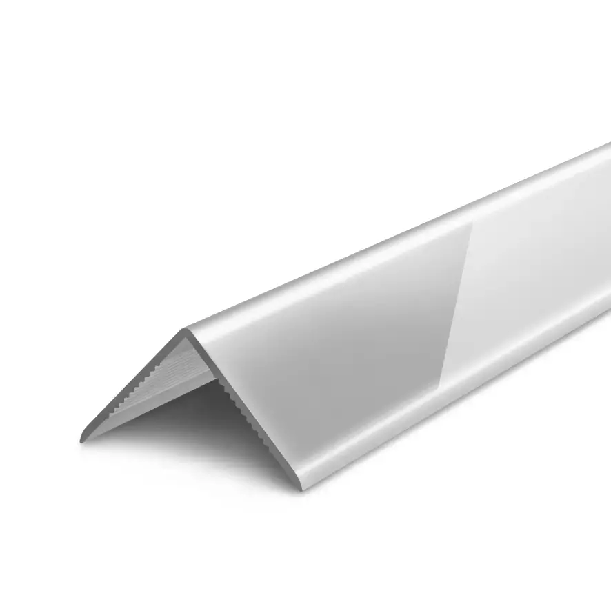 Ideal — Угол Деконика Пластиковый 002 Светло Серый, 15х15х2700 мм