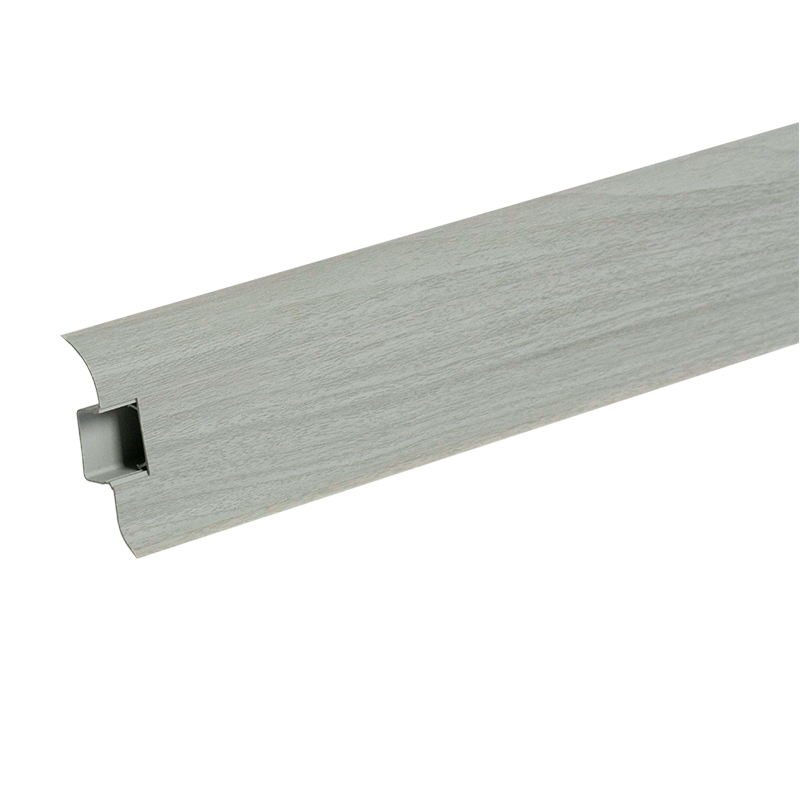 Ideal — Плинтус напольный Идеал Комфорт К55 Палисандр Серый 282 (ideal Comfort 55х22х2200 мм)