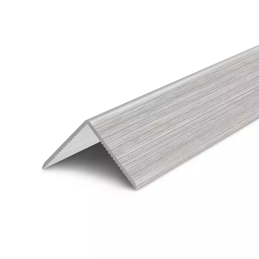 Ideal — Угол Пластиковый 15х15мм 2,7м "Деконика", 253 Ясень серый