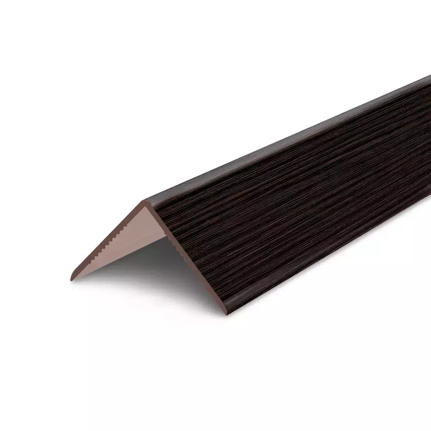 Ideal — Угол Пластиковый 30х30мм 2,7м "Деконика", 303 Венге темный