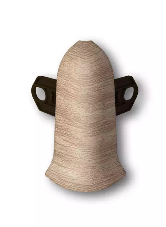 Ideal — Наружный угол IDEAL Классик 70 мм. 1 шт. Дуб беленый 203