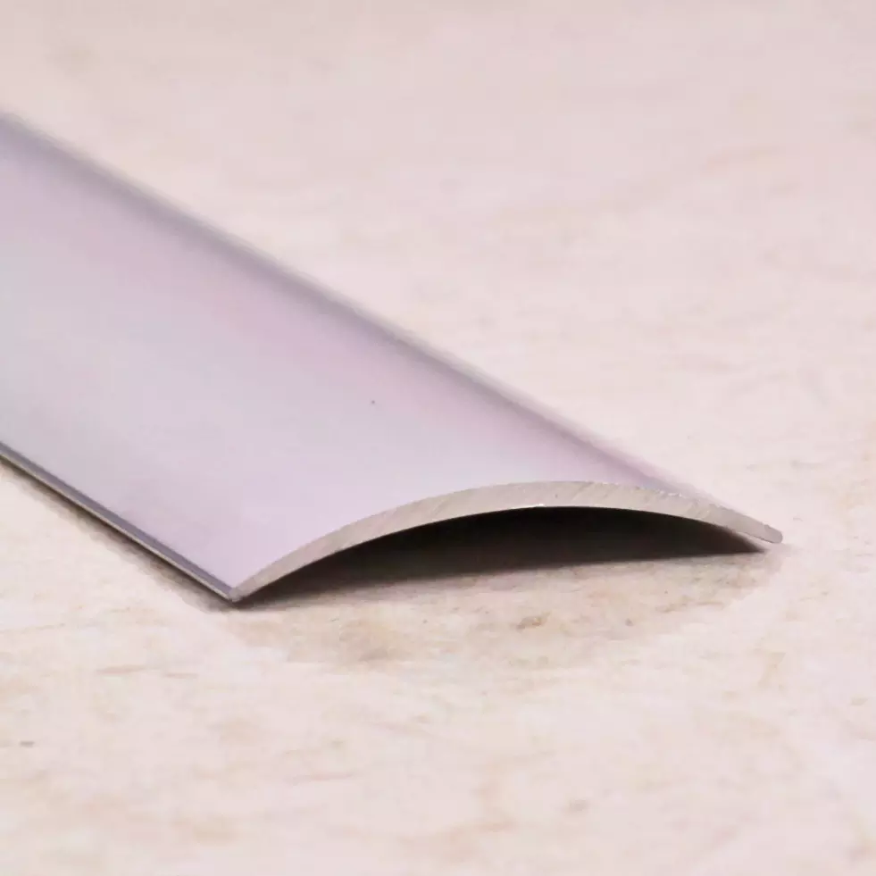 Ideal — Порог алюминиевый гладкий с отверстиями ПО-30 цв.серебро, 30х5х2700мм