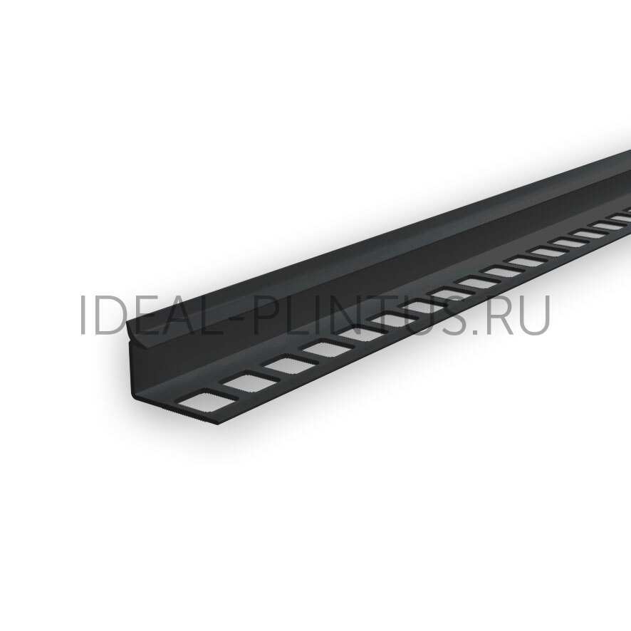 Ideal — Профиль для плитки внутренний DECONIKA 8мм 2.5м Черный глянцевый ДПл8-В-007-ЧЕР