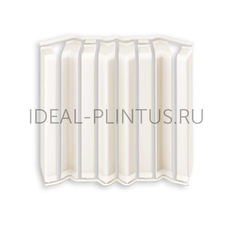 Ideal — Накладки IDEAL Дюра Прямоугольные 80мм - 033 Кремово-белый (в наборе 2 вн, 2нар, 2соед, 2загл)