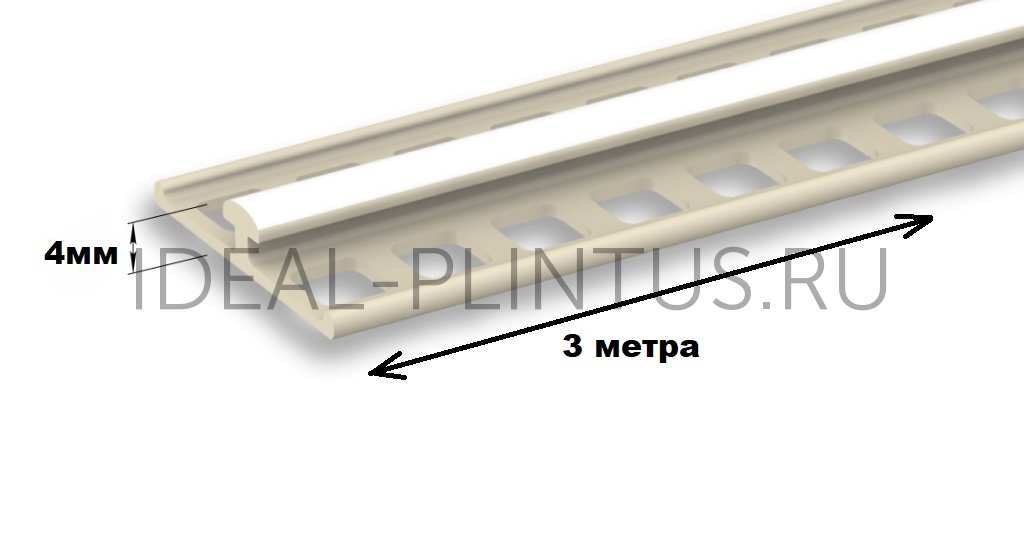 Ideal — Профиль маяк IDEAL Евро-Маяк 4мм 3 метра (50 шт)