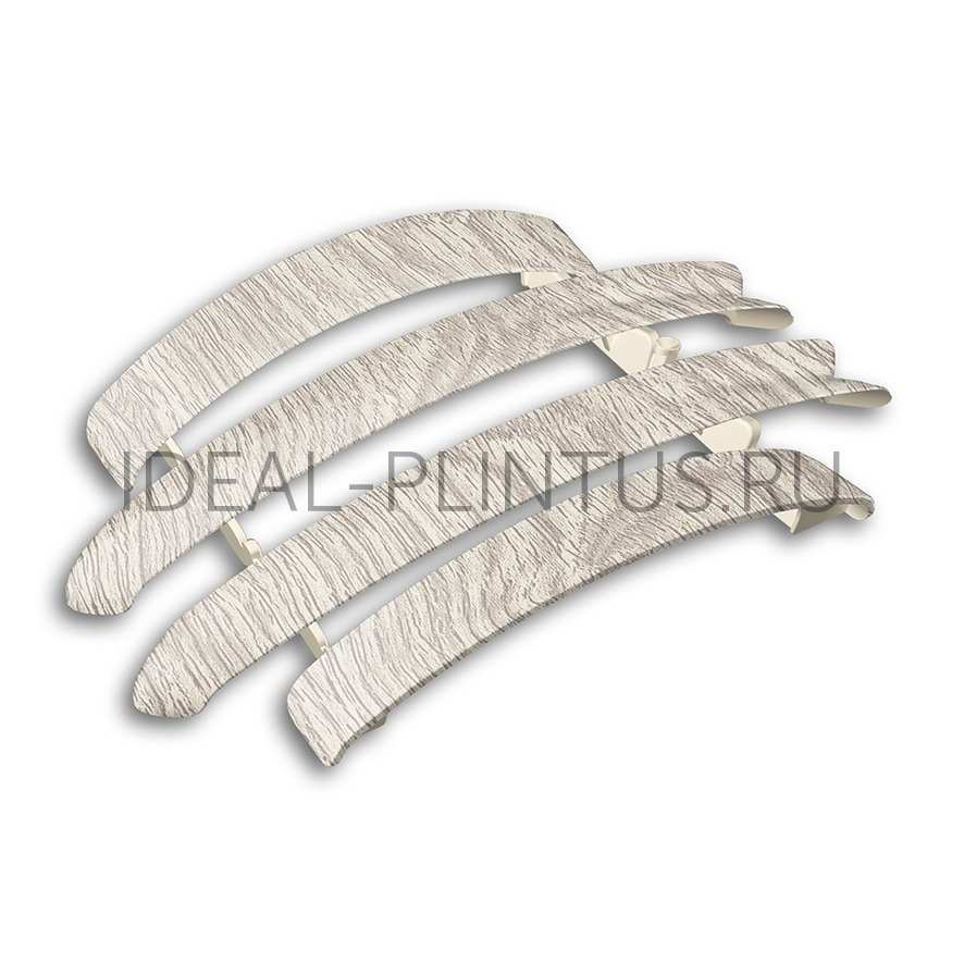 Ideal — Комплектующие для наличника IDEAL с Кабель-каналом 70мм, 251 Ясень