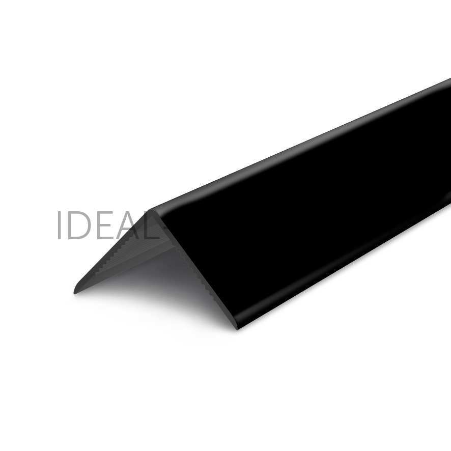 Ideal — Угол Пластиковый DECONIKA 15х15х2700 мм, 007 Черный матовый