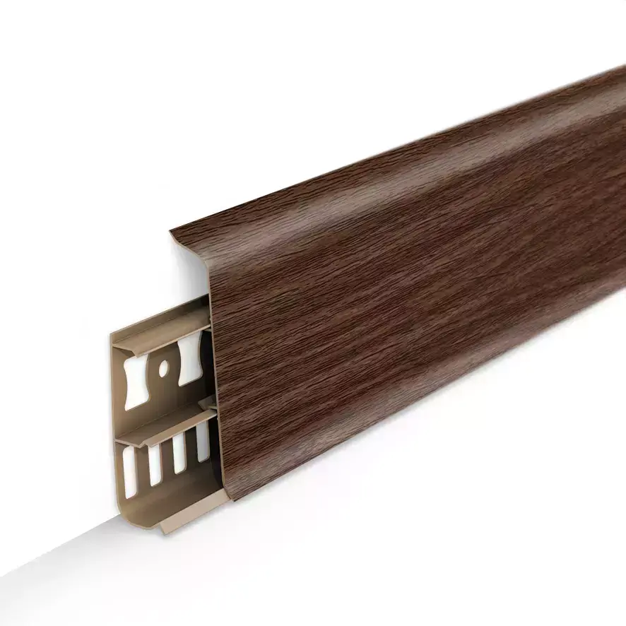 Ideal — Плинтус Напольный Deconika 100 мм, Орех 291 (IDEAL Deconika 100х23х2200 мм)