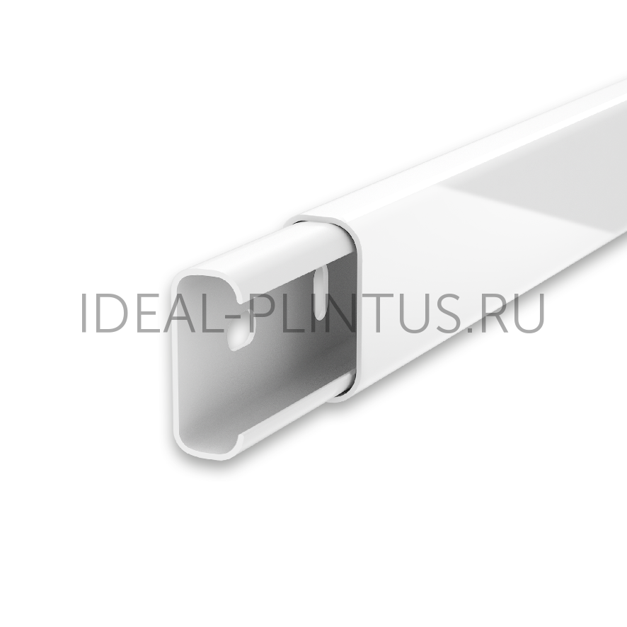 Ideal — Кабель-канал DECONIKA 001-Г Белый глянцевый 22x10х2200 мм