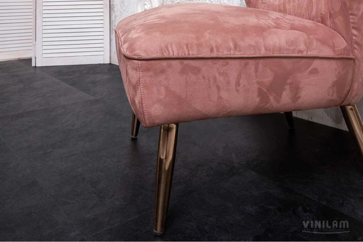 VINILAM CERAMO VINILAM Stone — 61607 Сланцевый Чёрный 8 mm