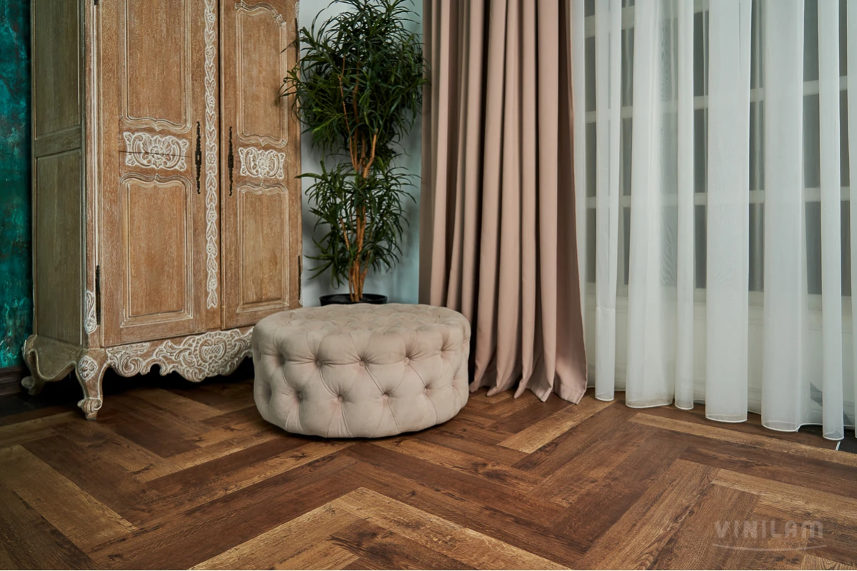 VINILAM PARQUET Herringbone — IS11177 Версальский Паркет